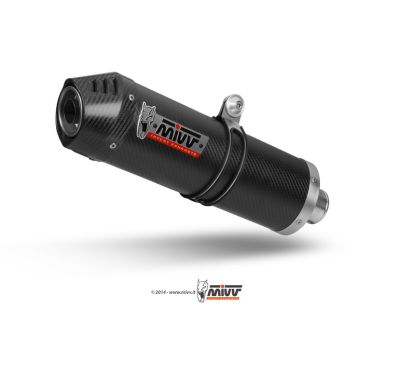 Silencieux MIVV Oval Carbon Cap carbone Suzuki Gladius SFV 650