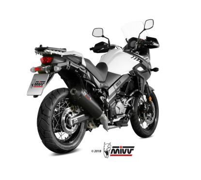 Ligne complète MIVV Oval carbone/casquette carbone - Suzuki DL650 V-Strom