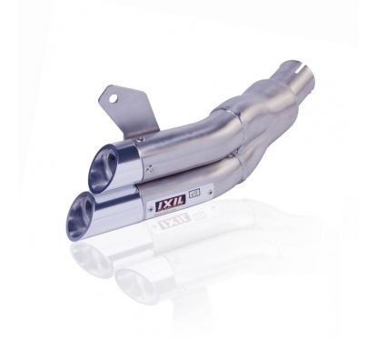 Silencieux IXIL Dual Hyperlow L2X inox / alu poli - Suzuki SFV 650 Gladius - XS8358V
