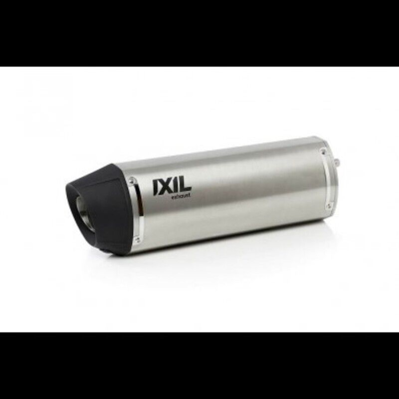 Silencieux IXIL Hexoval Xtrem inox / alu noir Silencieux IXIL Hexoval Xtrem inox / alu noir