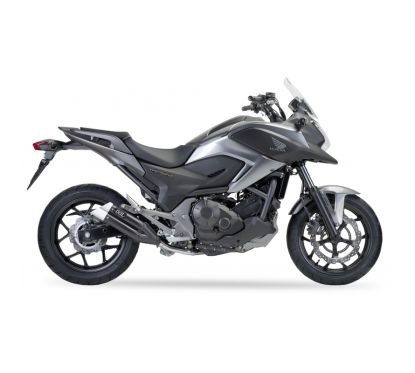 Silencieux IXIL Dual Hyperlow L3XB inox noir / alu - Honda NC750X/S - XH6362XB