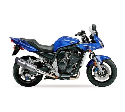 Silencieux IXIL Hexoval Xtrem inox / alu noir - Yamaha FZS 1000 Fazer - OY9089VSE