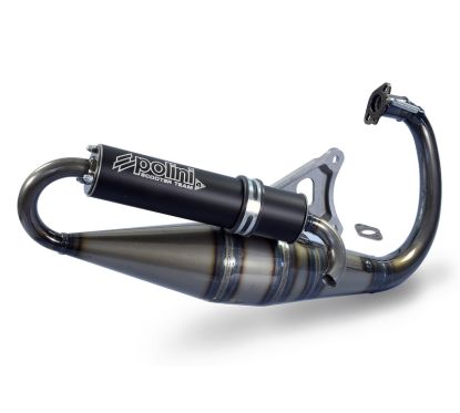 Pot d'échappement POLINI Team 4 Aluminium noir - Yamaha