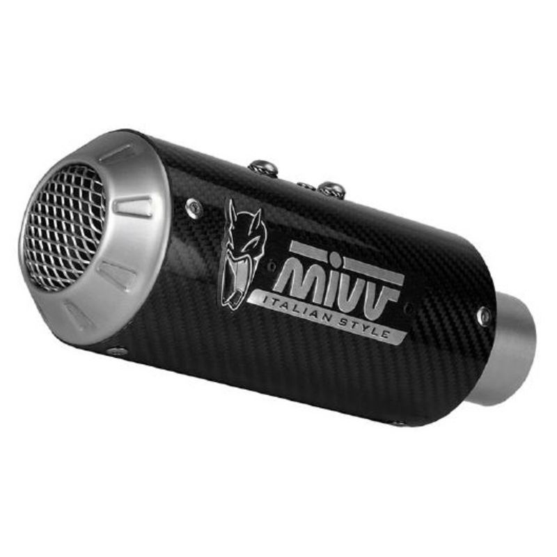 Silencieux MIVV universel MK3 carbone - Côté droit Silencieux MIVV universel MK3 carbone - Côté droit