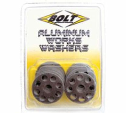 Rondelle perçée aluminium Bolt par 10