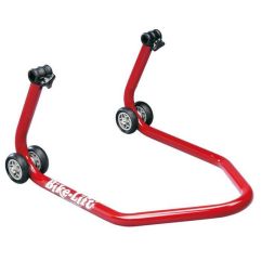Béquille de stand arrière universelle BIKE LIFT rouge avec supports en "V"- RS-17