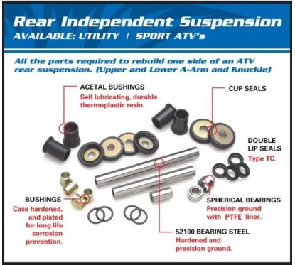 Roulement de suspension arrière ALL BALLS Suzuki LTA 450X King Quad