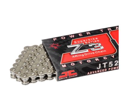 Chaine de transmission JT DRIVE CHAIN 530 Z3 - Joints X-Ring - attache à riveter