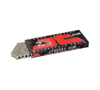 Chaine de transmission JT DRIVE CHAIN 530 Z3 - Joints X-Ring - attache à riveter