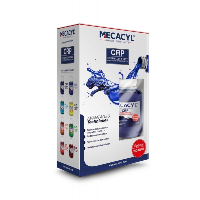 MECACYL *.* CRp 100ml - Additif Moteur - Hyper lubrifiant - Moteur ESS/GASO 4T - Spécial Fort Kilométrage