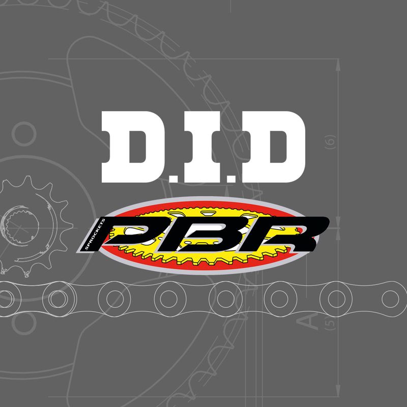 Kit chaîne DID/PBR 520ERT3 14/42 super renforcé - couronne standard