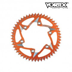 Couronne VORTEX - KTM 65SX 12-16 - Orange (ref:313ZO)