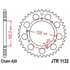 Kit chaîne JT/JT 420HDR 11/59