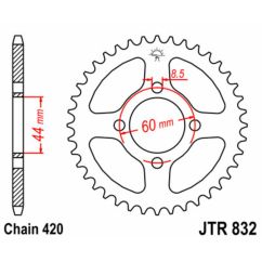 Kit chaîne JT 420HDR (12-52-128)