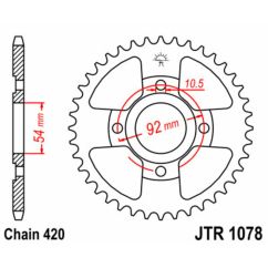 Kit chaîne JT 420HDR (11-47-132)