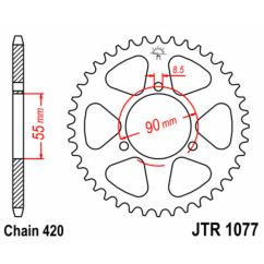Kit chaîne JT 420HDR (13-47-128)