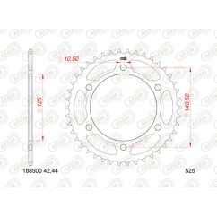 Kit chaîne AFAM 525XMR3 16/46 super-renforcé