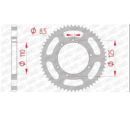 Kit chaîne AFAM A428M 13/60