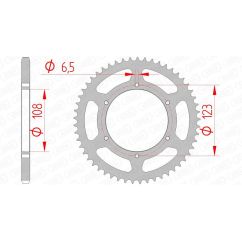 Kit chaîne AFAM A420M 11/53