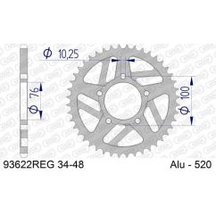 Kit chaîne AFAM  520XHR2 16/41-116 - couronne standard aluminium