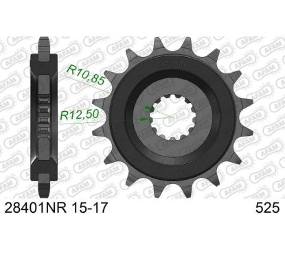 Kit chaîne AFAM 525XSR2 16/50-122 - couronne standard