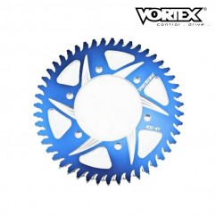 Couronne VORTEX pour jante Kosman - Mitchell - RC Component - Bleu - Dim : 76.2x63.5x11.1x8 - Pas de 520 (ref:801A)