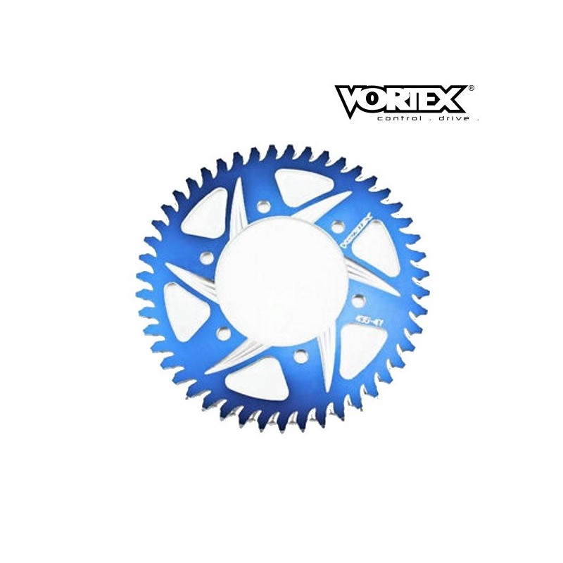 Couronne VORTEX pour jante Kosman - RC Component - Bleu - Dim : 107.95x82.5x9.5x6 - Pas de 520 (ref:826A)