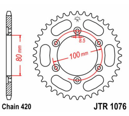 Kit chaîne JT 420HDR (11-52-126)