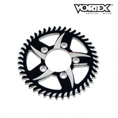 Couronne VORTEX pour jante Kosman - Mitchell - RC Component - Noir - Dim : 76.2x63.5x11.1x8 - Pas de 520 (ref:801A)