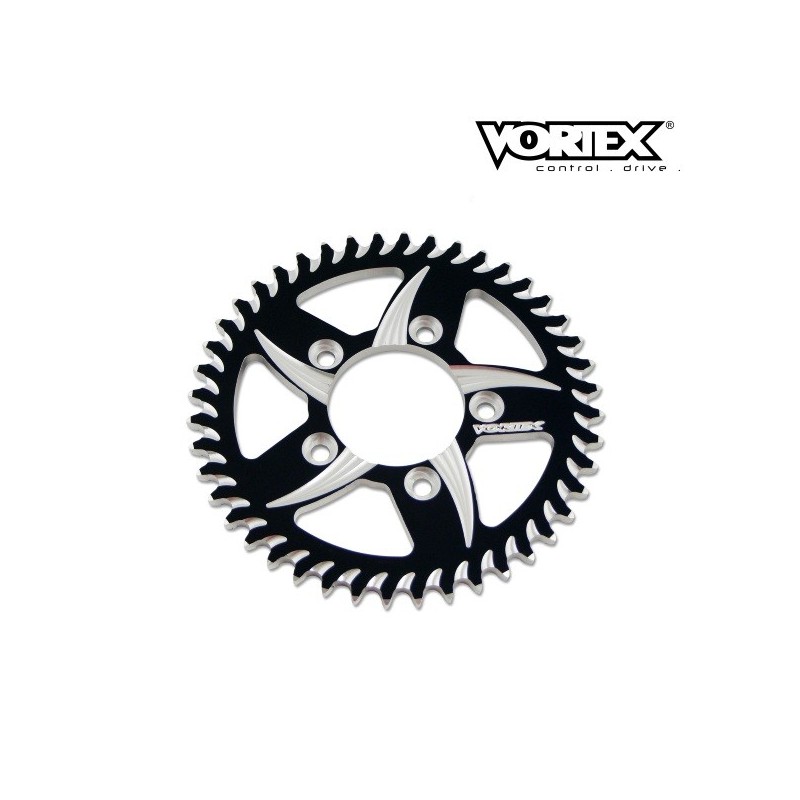 Couronne VORTEX pour jante Kosman - Mitchell - RC Component - Noir - Dim : 76.2x63.5x11.1x8 - Pas de 525 (ref:801C)