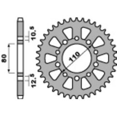 Pignon PBR acier standard - 520