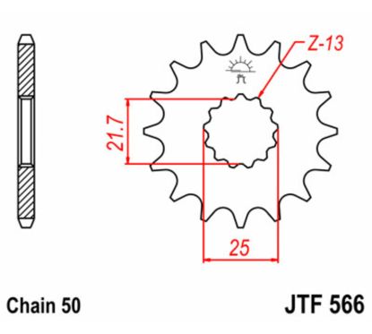 Pignon JT SPROCKETS acier standard - 530
