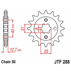 Pignon JT SPROCKETS acier standard - 530