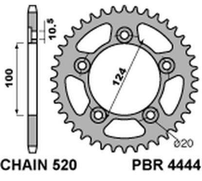 Couronne PBR acier standard - 520