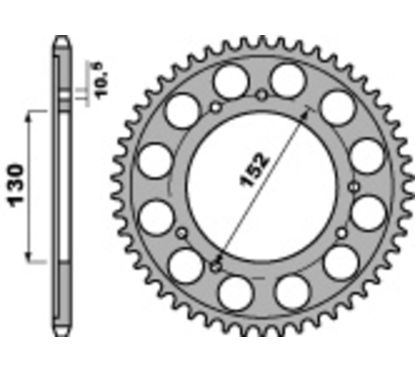 Couronne PBR acier standard - 530