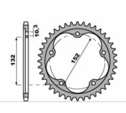Couronne PBR alu renforcé - 520