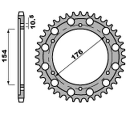 Couronne PBR acier standard - 525