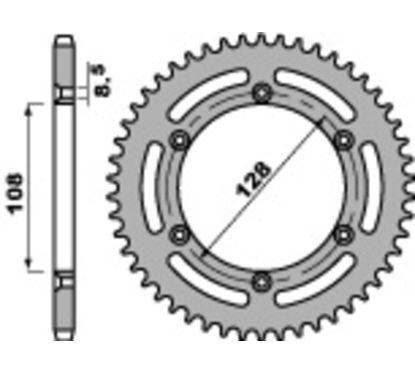 Couronne PBR acier standard - 525