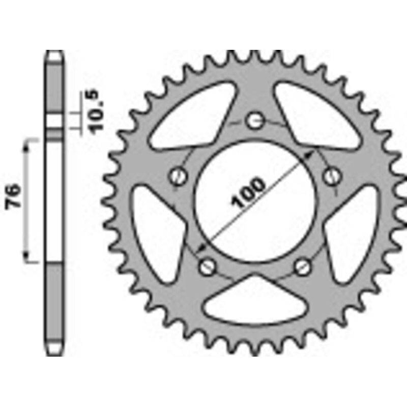 Couronne PBR alu renforcé - 520