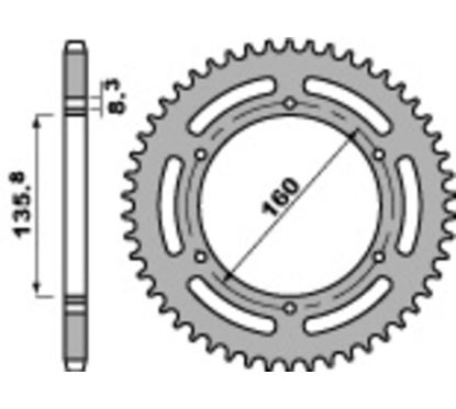 Couronne PBR acier standard - 520
