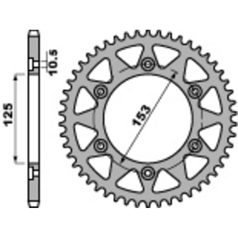 Couronne PBR acier standard - 520