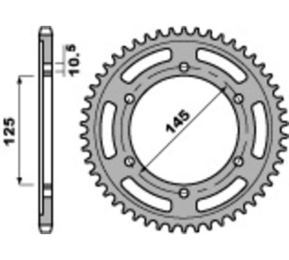 Couronne PBR acier standard - 530