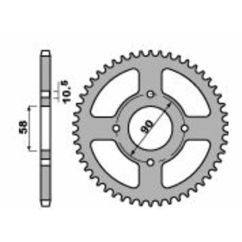 Couronne PBR acier standard - 520