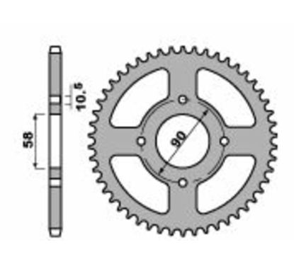 Couronne PBR acier standard - 520