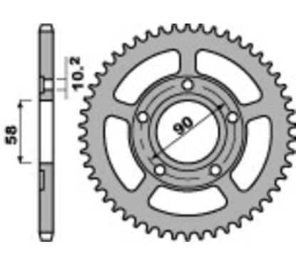 Couronne PBR acier standard - 520
