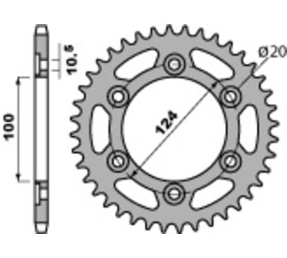 Couronne PBR acier standard - 520