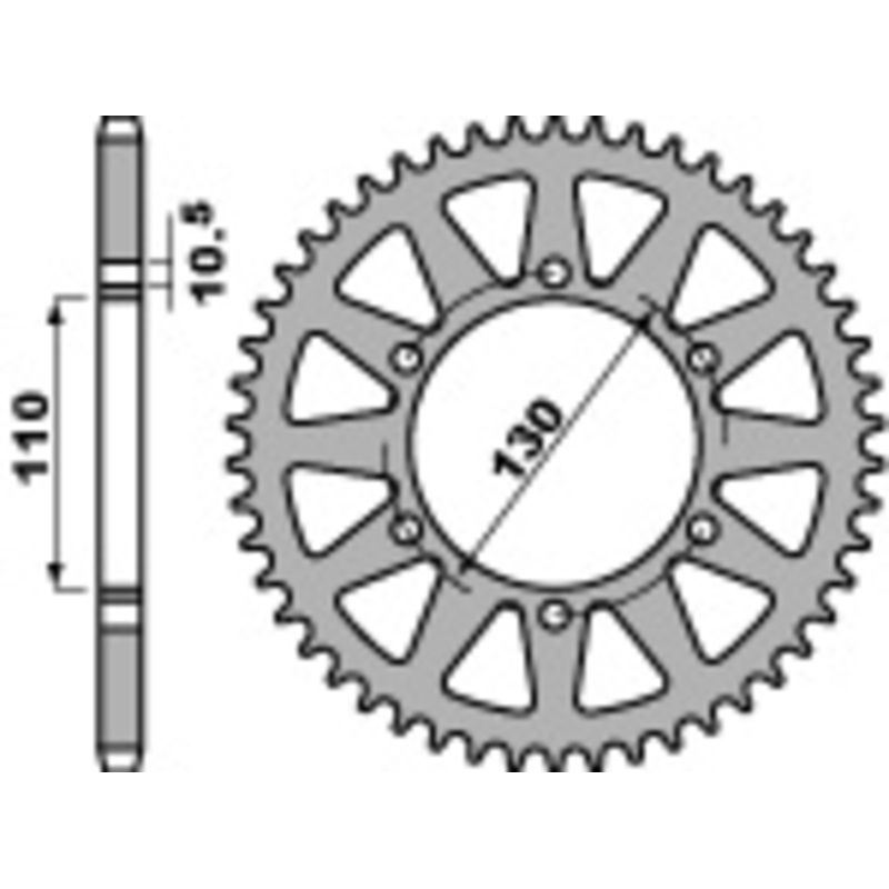Couronne PBR acier standard - 520