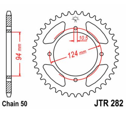 Couronne JT SPROCKETS Acier Standard - 530