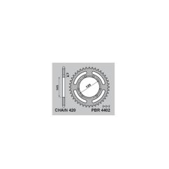 Couronne PBR acier standard - 420
