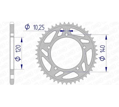 Couronne AFAM alu standard - 520